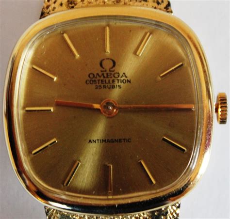 omega constellation 25 rubis antimagnetic 18k|omega constellation hk.